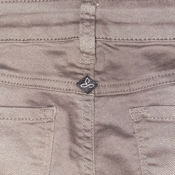 prAna Women's Pants Size 2 Kayla Tan Organic Cotton Skinny - Picture 8 of 10